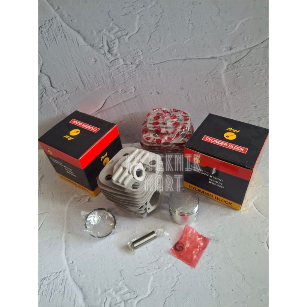 blok mesin chainsaw pro1 5800 foring senso 5200 pro1 cylinder block turbo sinso pro1 6000