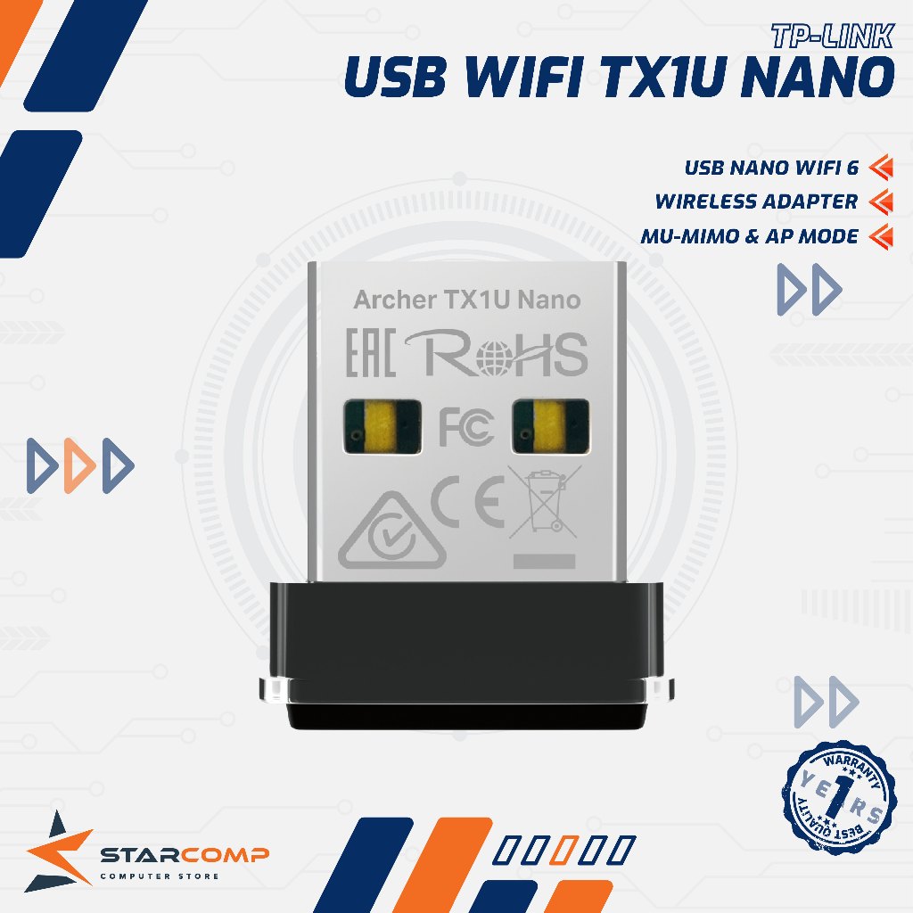 USB WIFI TP-LINK ARCHER TX1U NANO WIRELESS ADAPTER