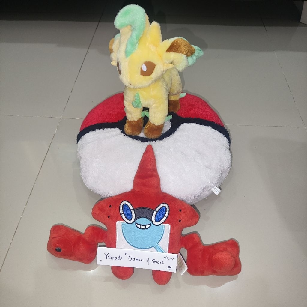 POKEMON TARTS LEAFEON I CHOOSE YOU TAKARA TOMY ARTS BONEKA PLUSH DOLL MATA KERAS T-ARTS Boneka Plush