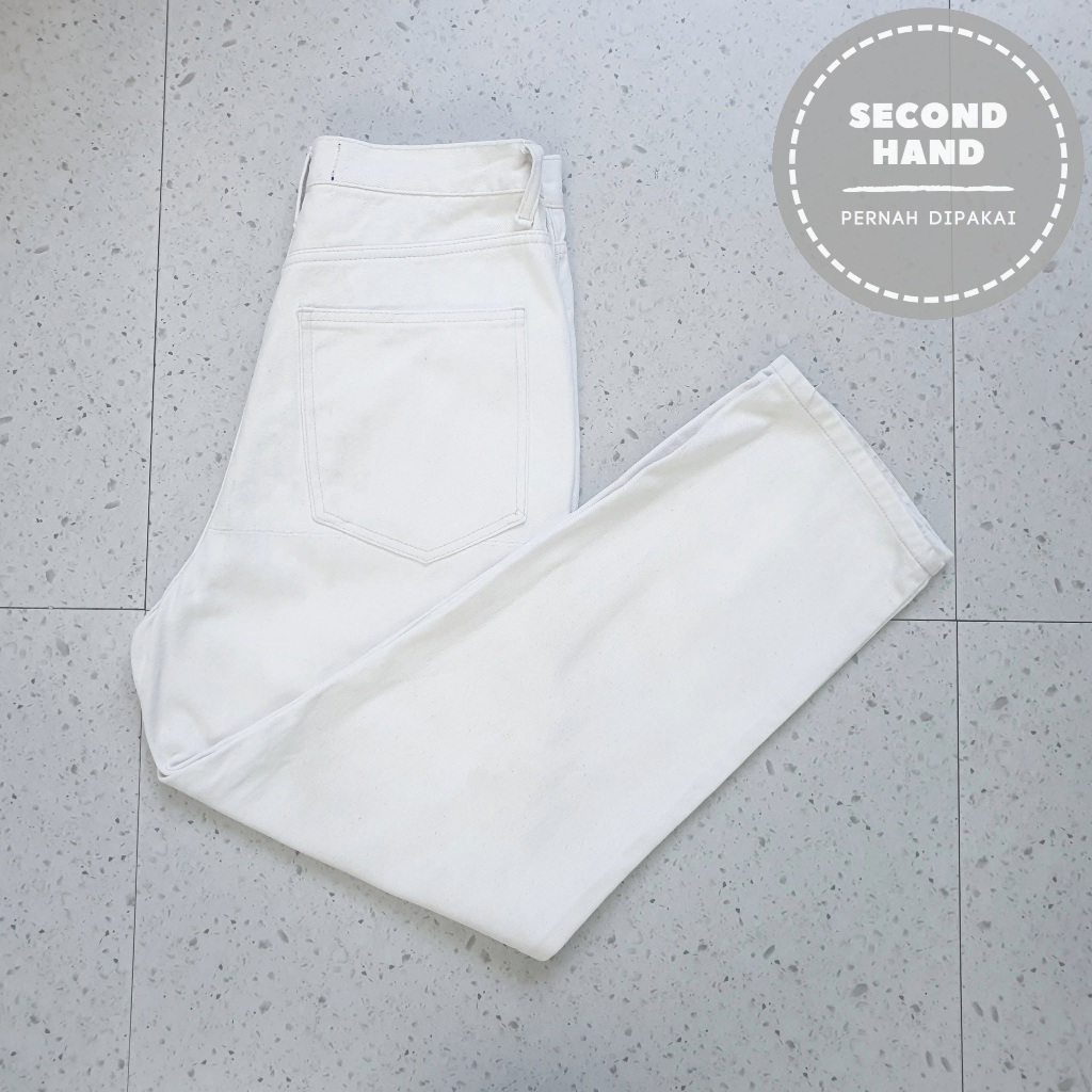 Celana Jeans Panjang Lane / Size 30 - Lingkar 80 cm / Second Hand
