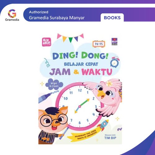 Gramedia Surabaya Manyar - Ding Dong Belajar Cepat Jam dan Waktu