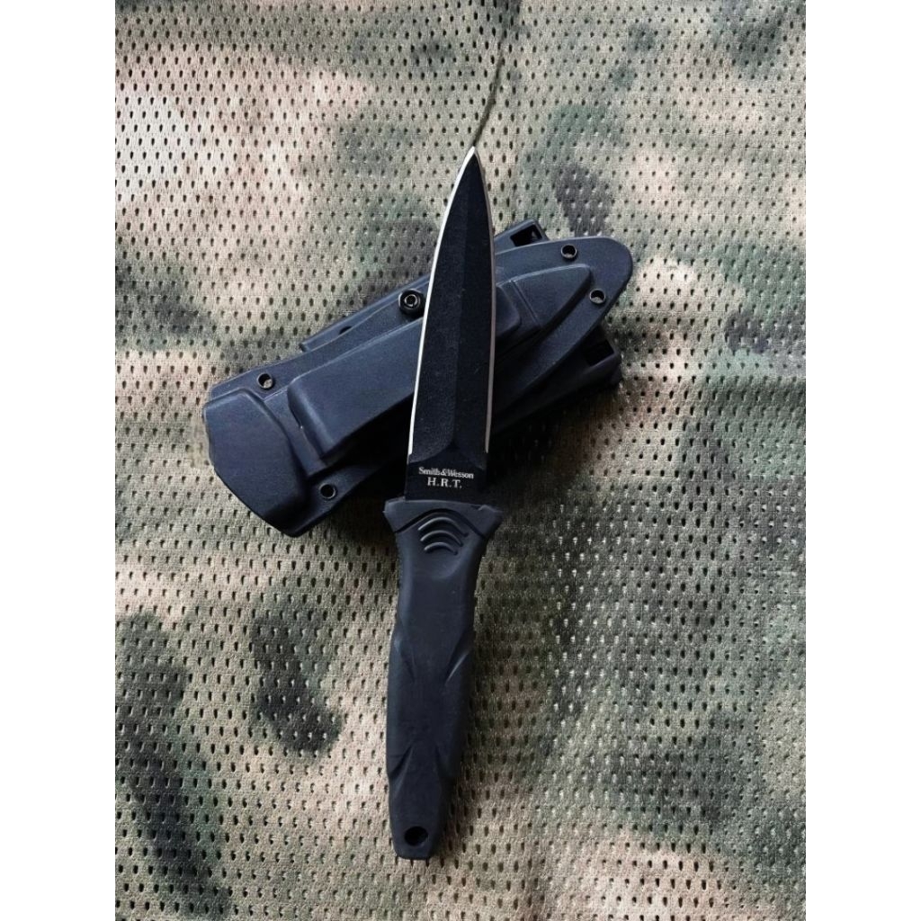 Pisau smith & wesson HRT kydex holster