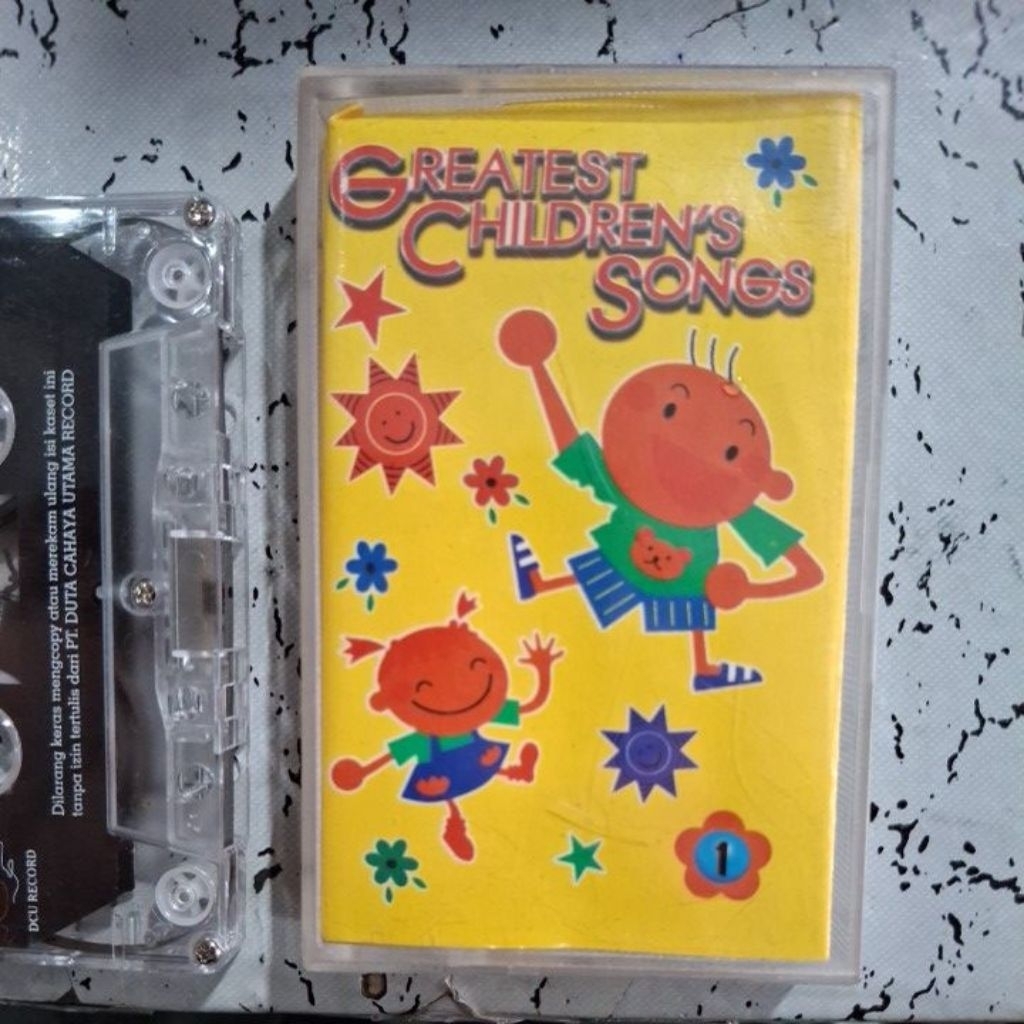 kaset pita jadul lagu anak-anak greatest children's songs