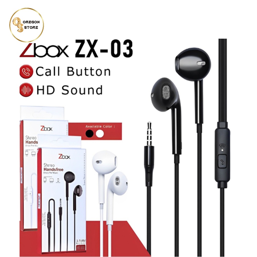 Headset Earphone Zbox ZX-03 Superbass