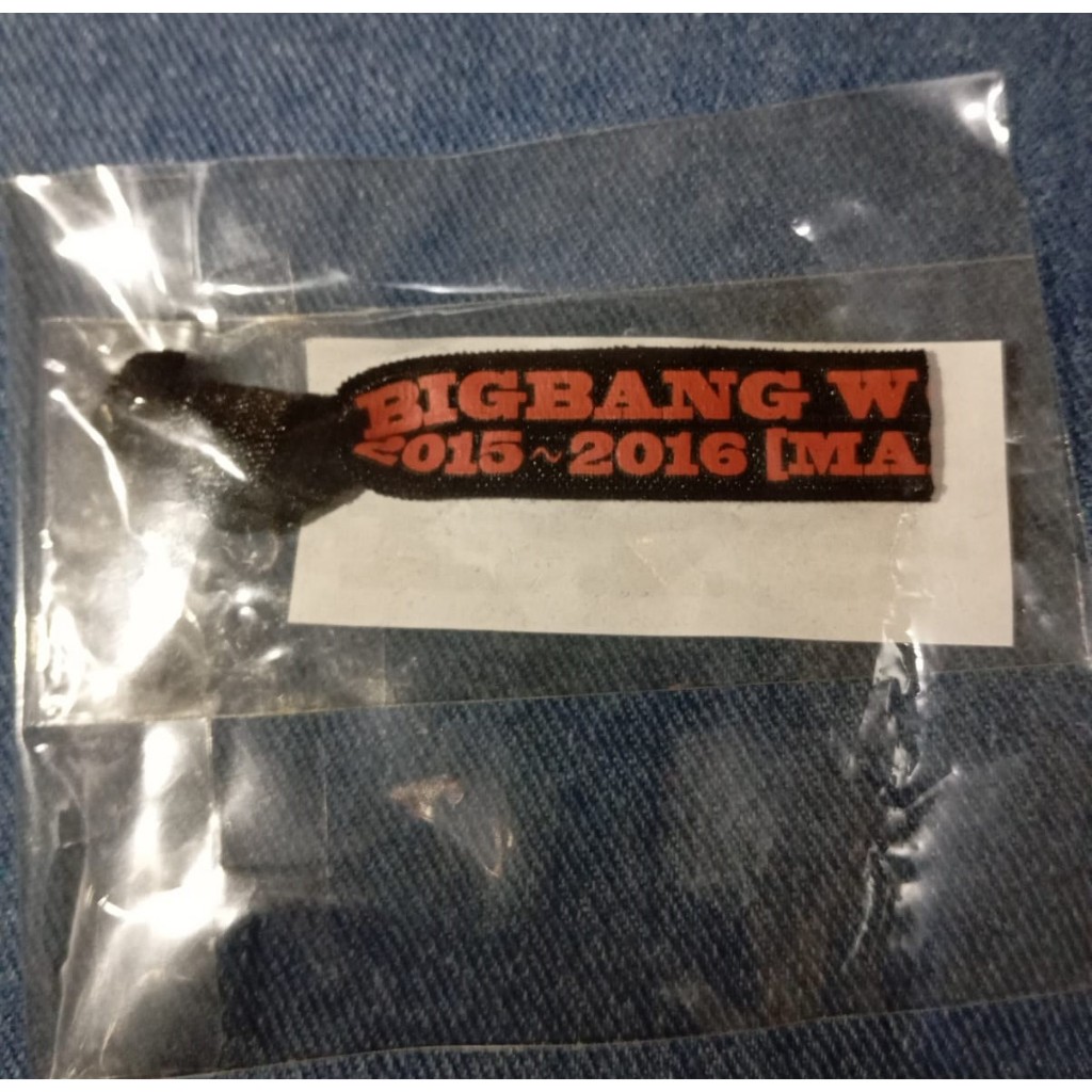 Bigbang GD G-dragon Ikat Rambut Hairband Gdragon Hair Ties G dragon Hair Band Bracelet Gelang Made  