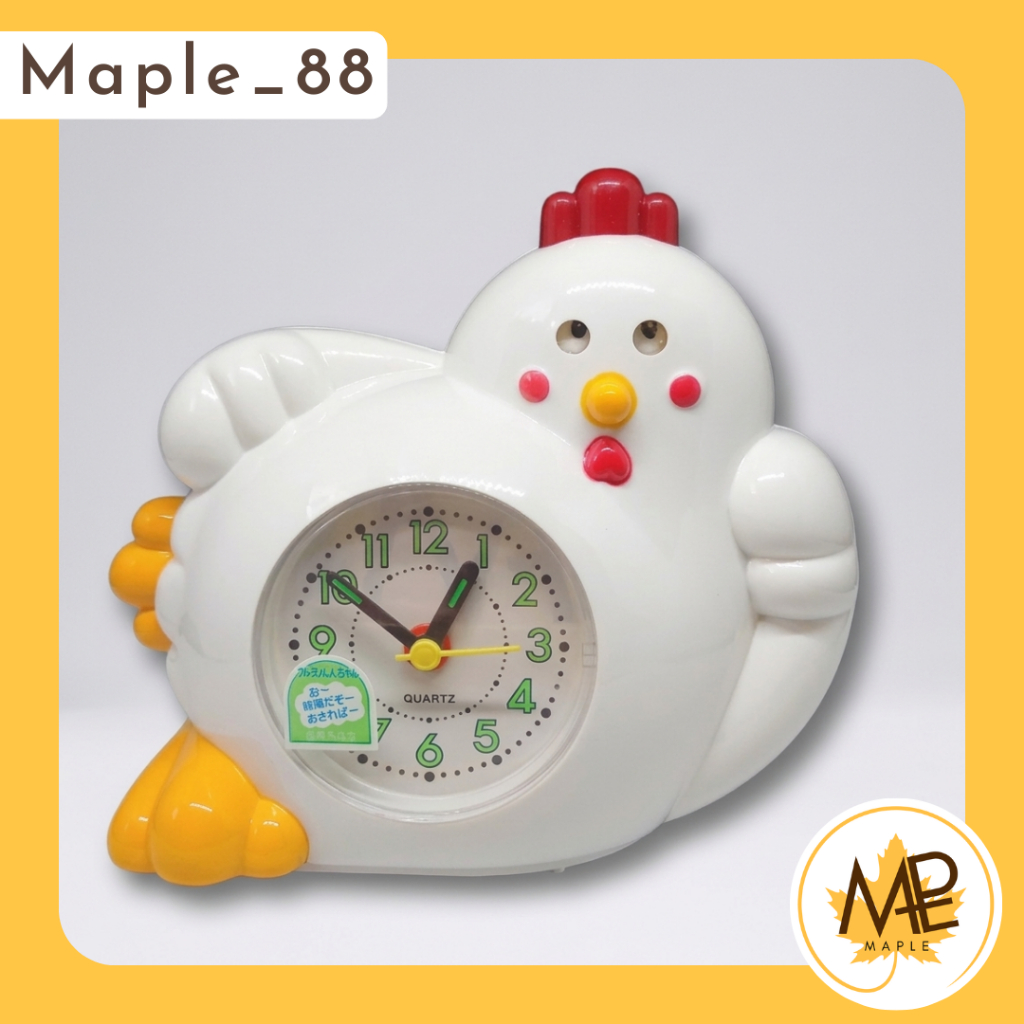 Jam Beker Alarm Clock Ayam Dengan Bunyi Bangun Bangun Selamat Pagi