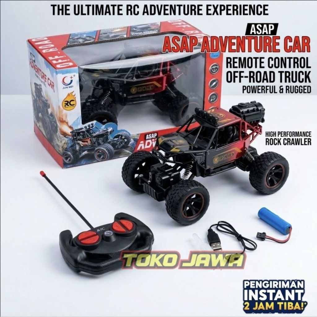 RC Rock Crawler 1:16 - Mobil Remot Kontrol Off-Road Tangguh
