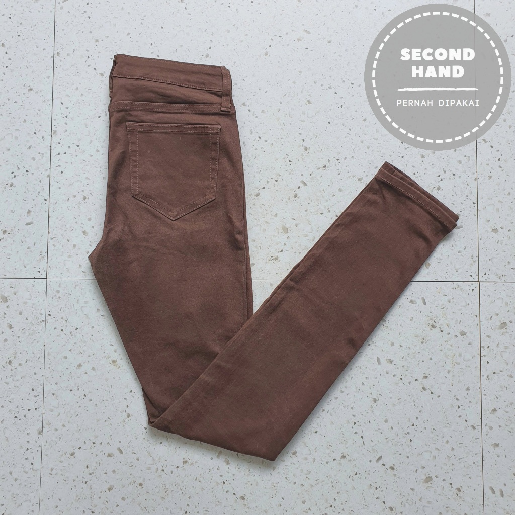Celana Jeans Panjang Wanita Anak UnlQlo GU / Size 27 - Lingkar 70 cm / Second Hand