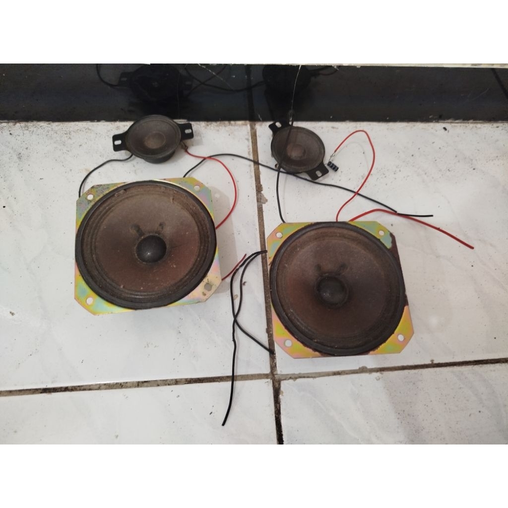 speker lepasan polytron 4 in bass normal suara khas polytron normal siap pakai