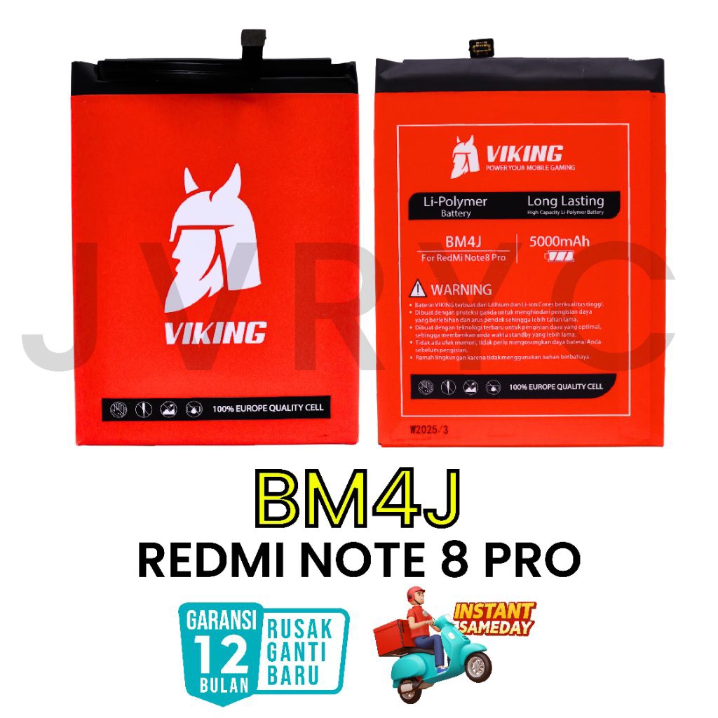 VIKING Baterai Redmi Note 8 Pro BM4J