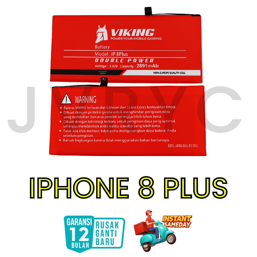 VIKING Baterai Iphone 8 Plus