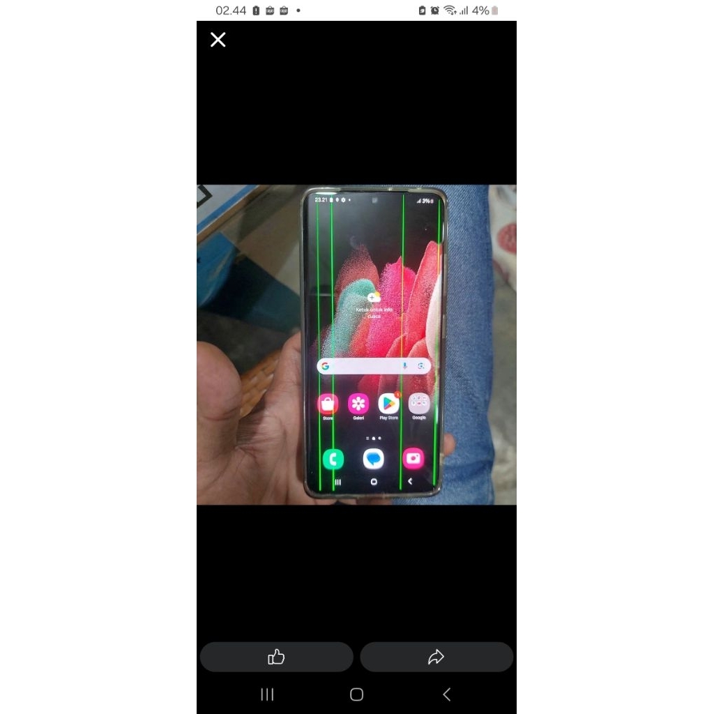 lcd samsung s21 ultra original copotan