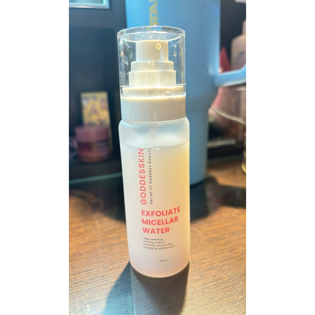 PRELOVED BEKAS GODDESSKIN EXFOLIATE MICELLAR WATER ATHENA KLINIK