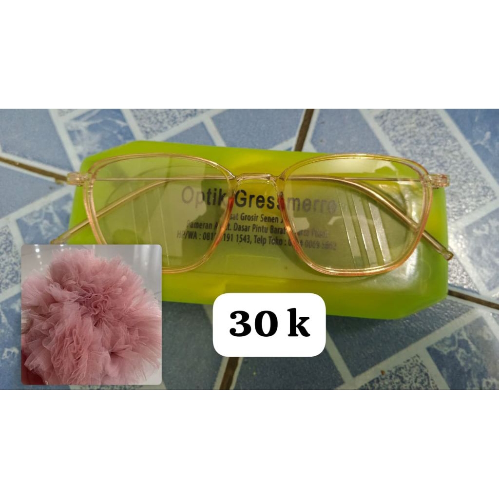 preloved kacamata fashion + free Cepol hijab