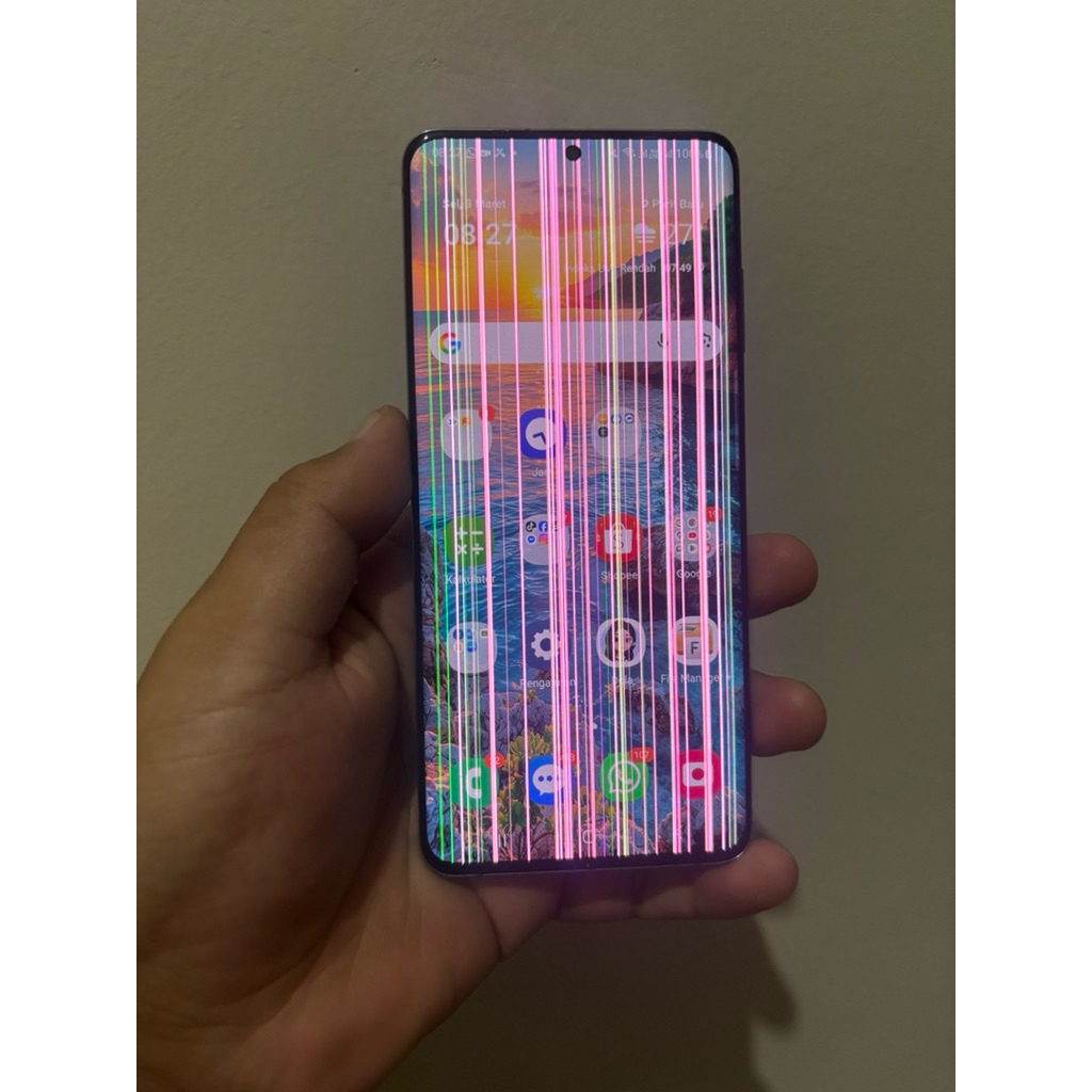 Samsung S20+ 8/128 SEIN batangan minus lcd, backdoor retak