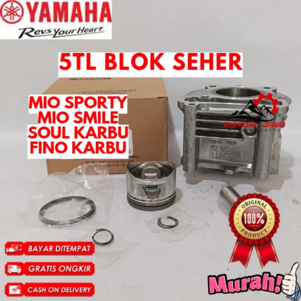 BLOK SEHER ORIGINAL YAMAHA KODE 5TL, BLOK SEHER MIO SPORTY, BLOK SEHER MIO SMILE, BLOK SEHER SOUL KA