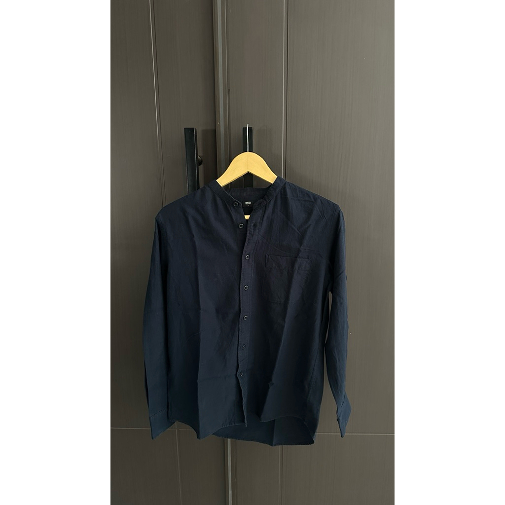 Preloved Mandarin Shirt & Selvedge Denim