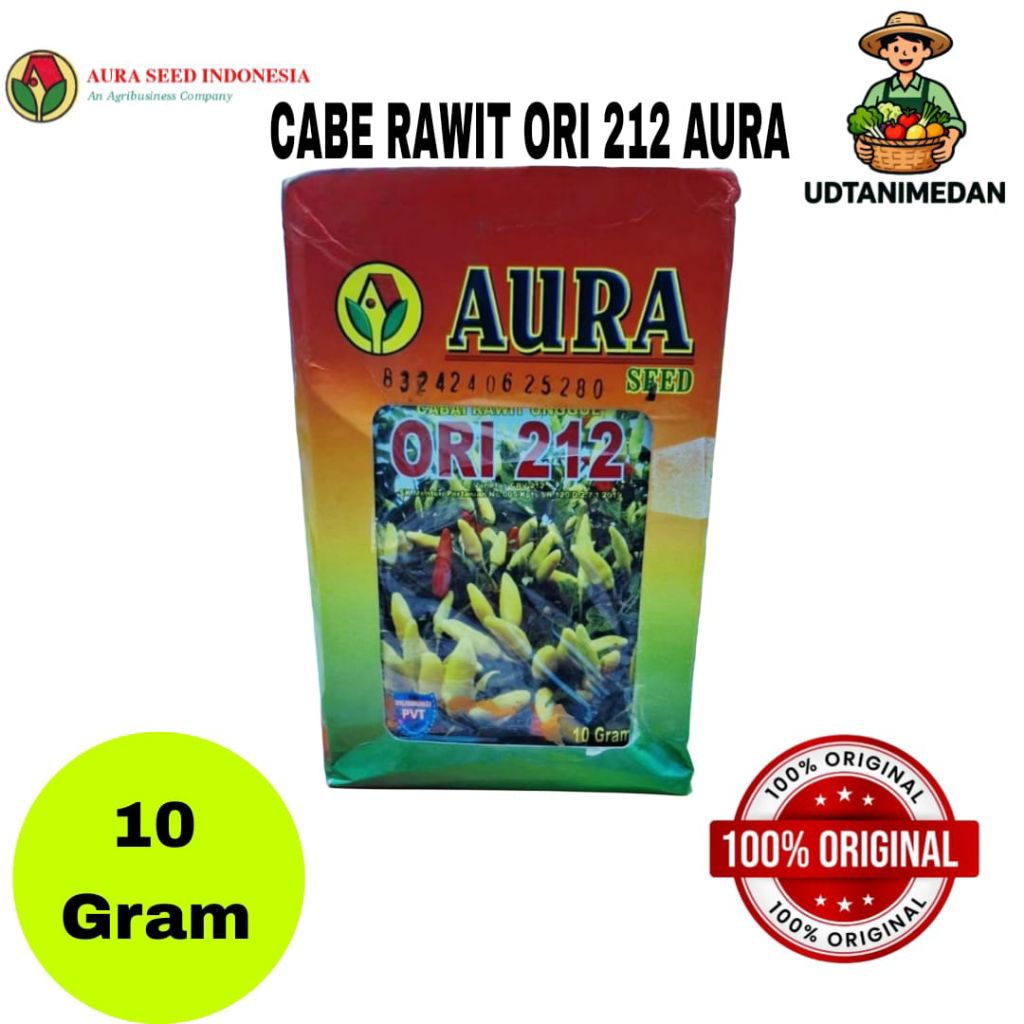 1 Kotak / 25 Bungkus Benih Cabe ORI 212 isi 10 gram