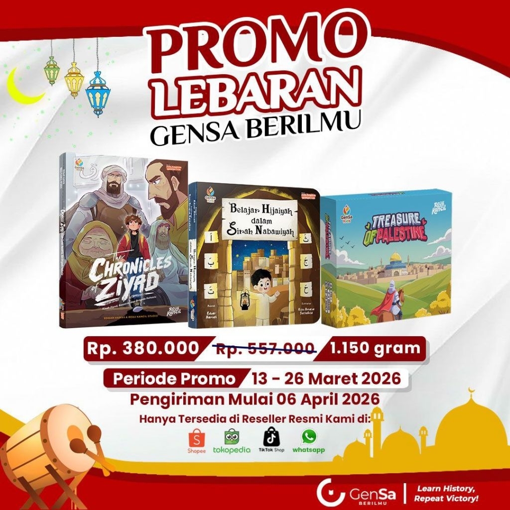 Boardgame ToP + Boardbook Hijaiyah + Komik The Chronicles of Ziyad bundling Gensa