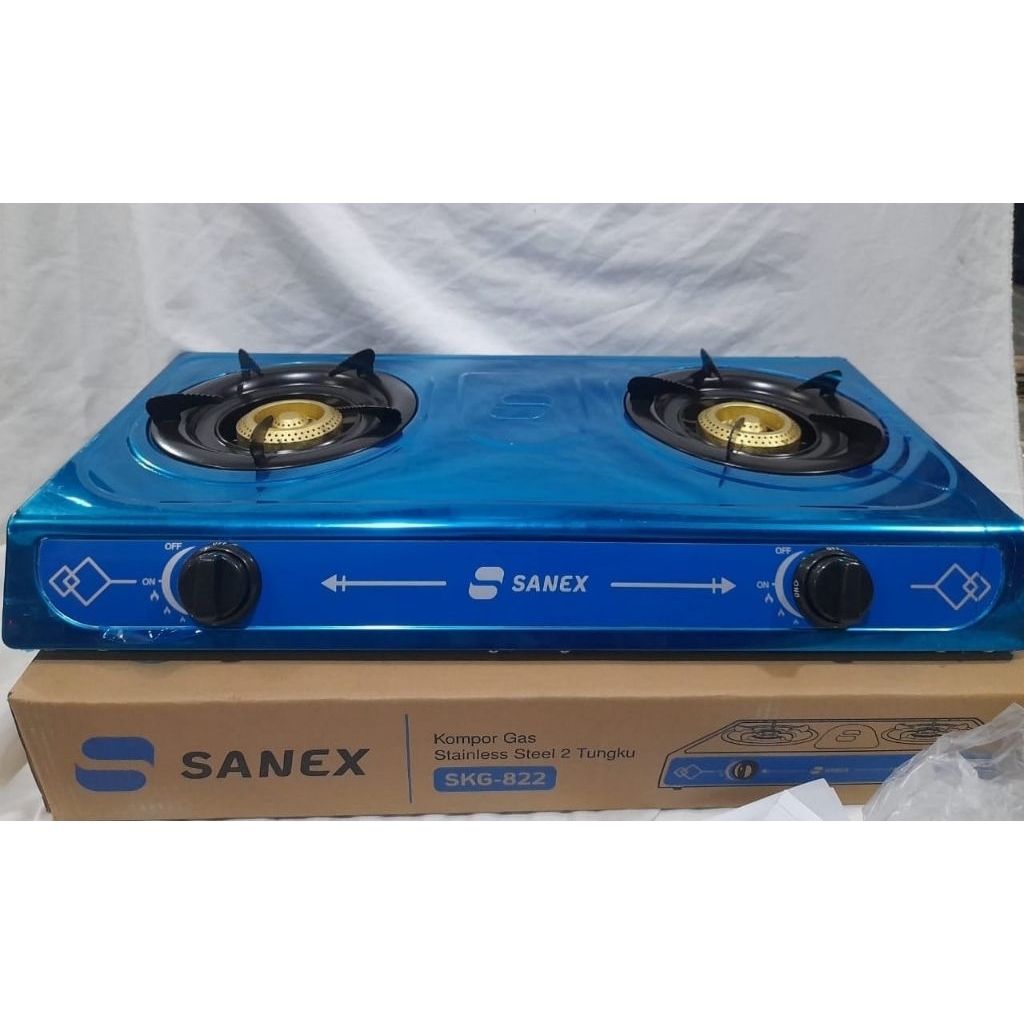Kompor gas  2 tungku SKG 822merk sanex