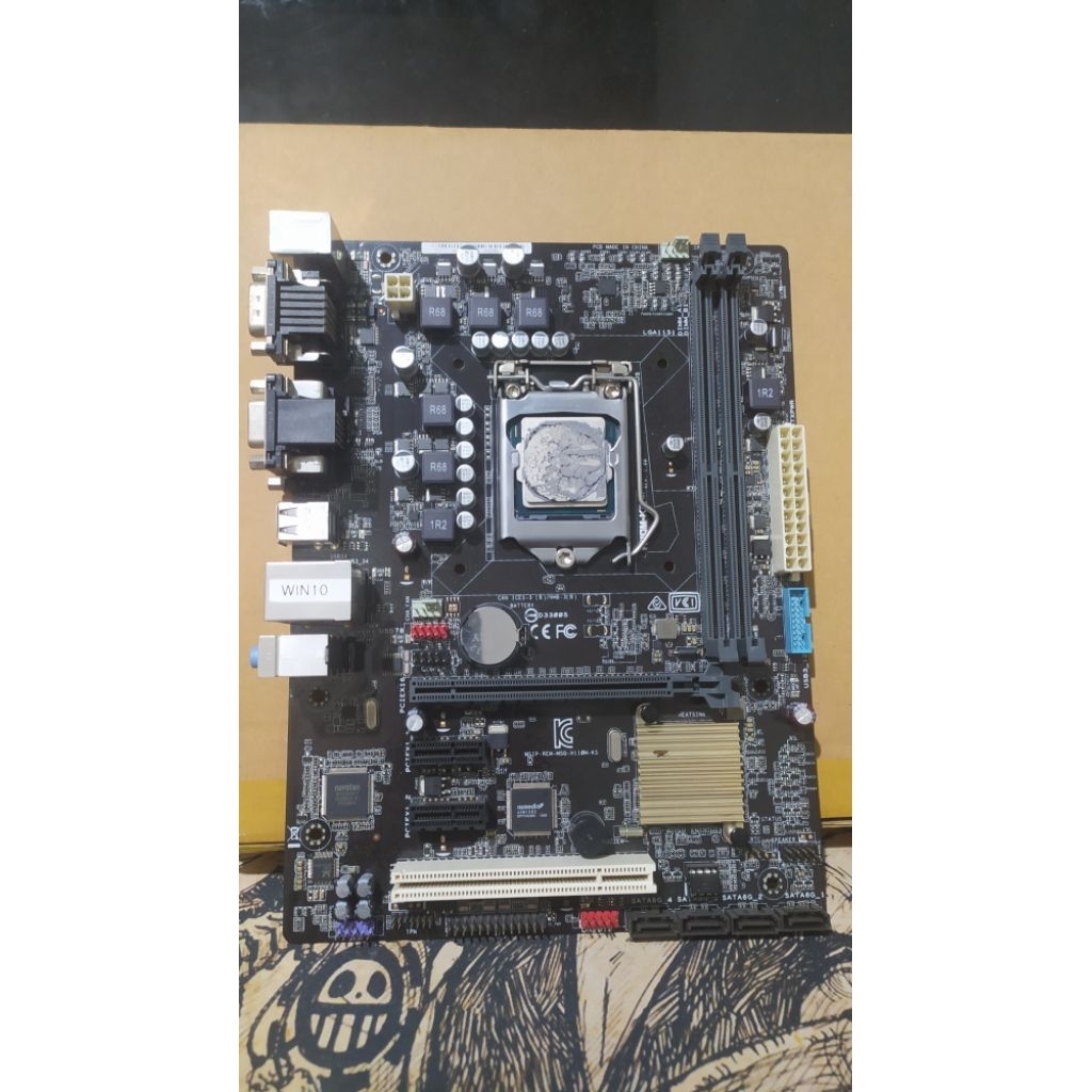 paket motherboard mobo h110 intel i5 6500 ddr4
