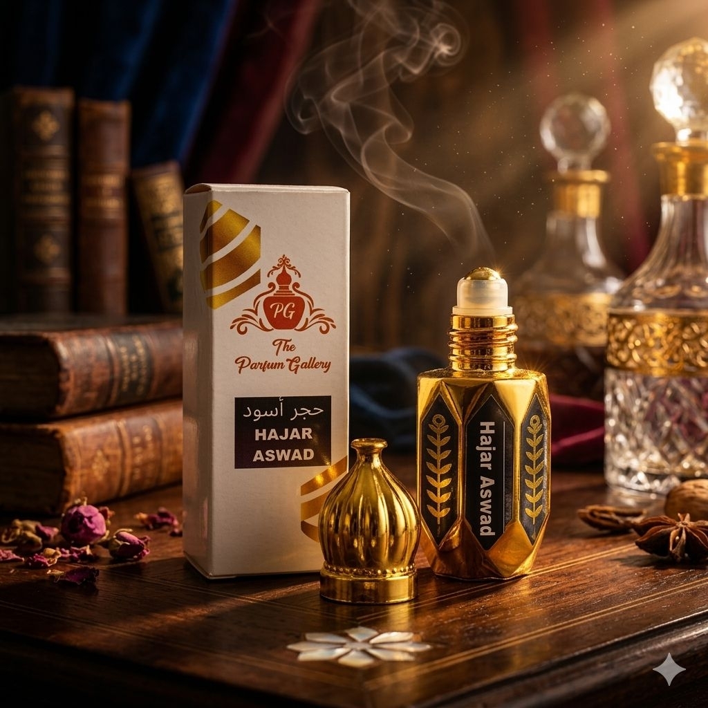 Bibit Parfum Ibadah Hajar Aswad Non Alkohol – Attar Minyak Wangi Islami Tahan Lama