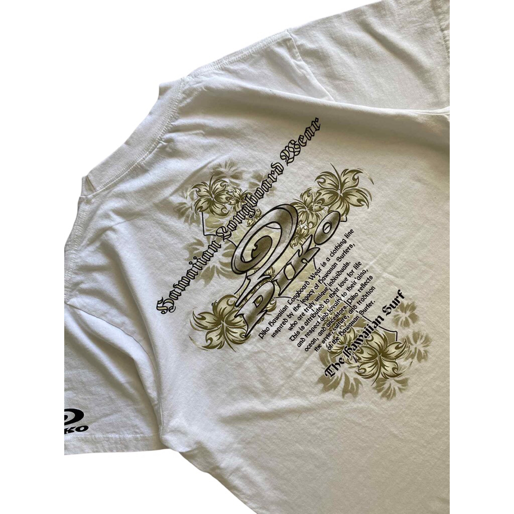 Vintage Tshirt 00s Piko Hawaiian Longboard Wear