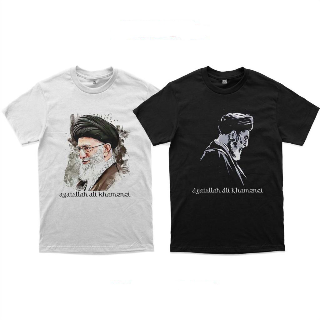 Kaos ayatollah ali khamenei kaos tokoh ayatollah ali khamenei combed