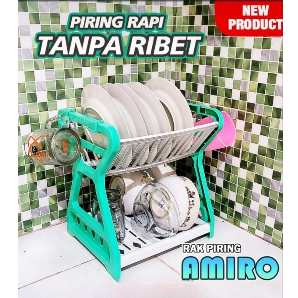 Rak Piring Kecil / Rak Piring Serbaguna Amiro