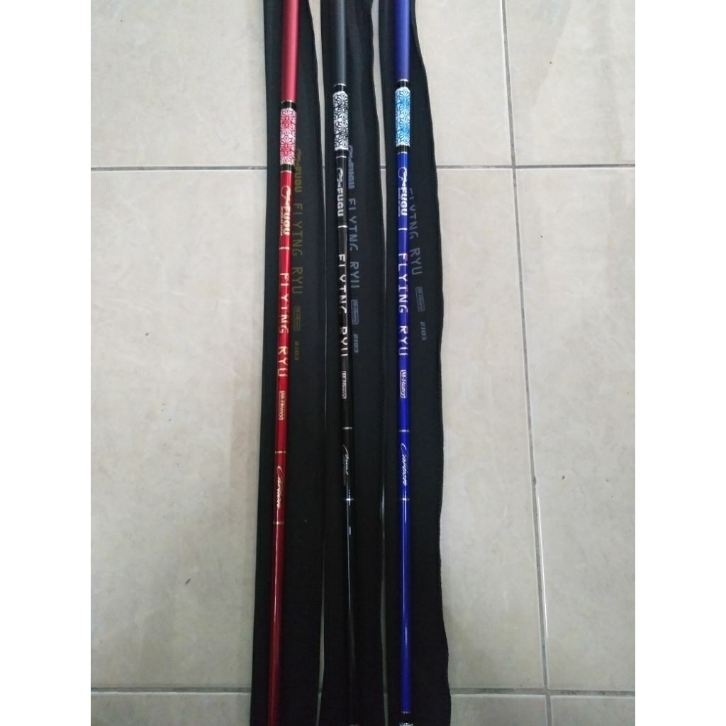 TEGEK / BEBEKAN JORAN PANCING FUGU FLYING RYU uk 210. 240. 270 SUPER CARBON SOLID KAKU