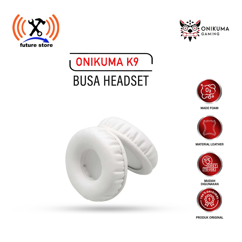 ONIKUMA K9 BUSA HEADSET GAMING -EARCUP EARPAD EAR CUSHION - BUSA HEADSET - BUSA HEADSET GAMING ONIKU