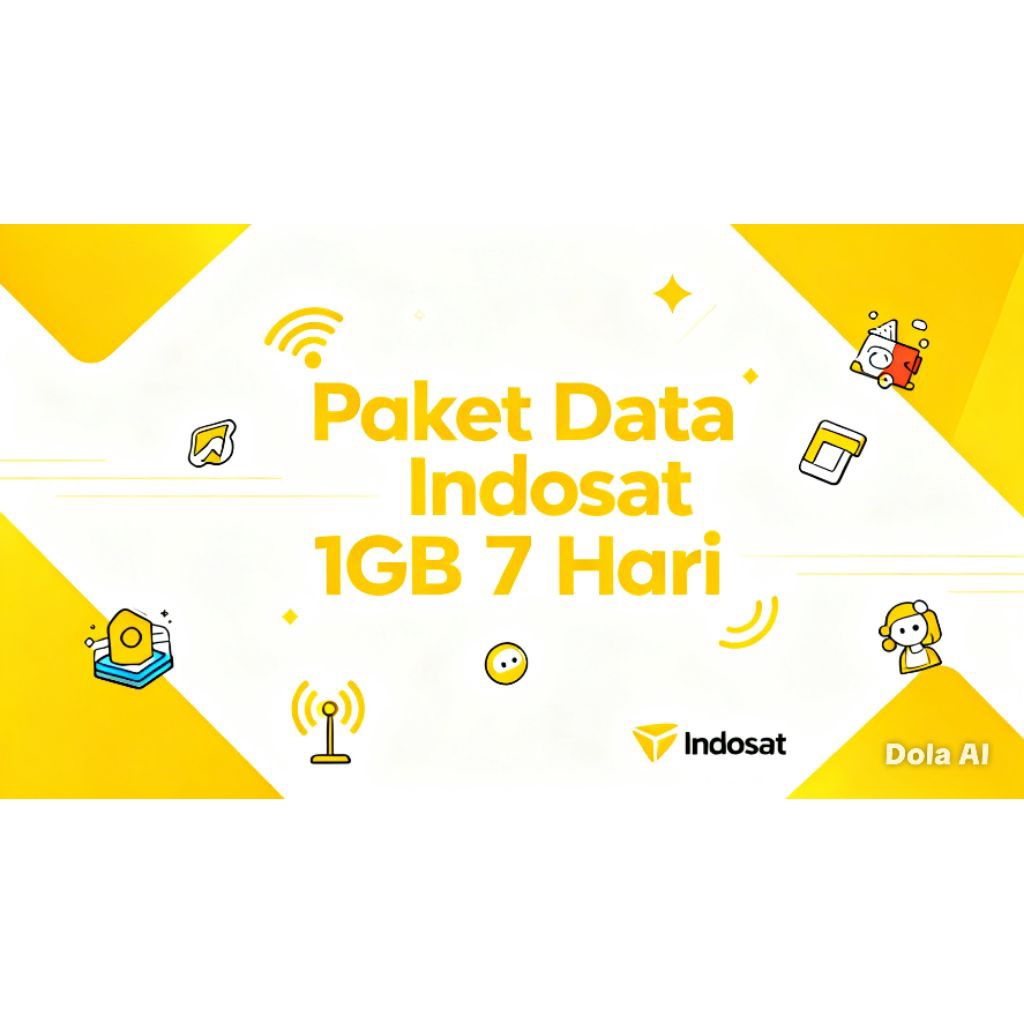 paket data Indosat 1gb 7hari