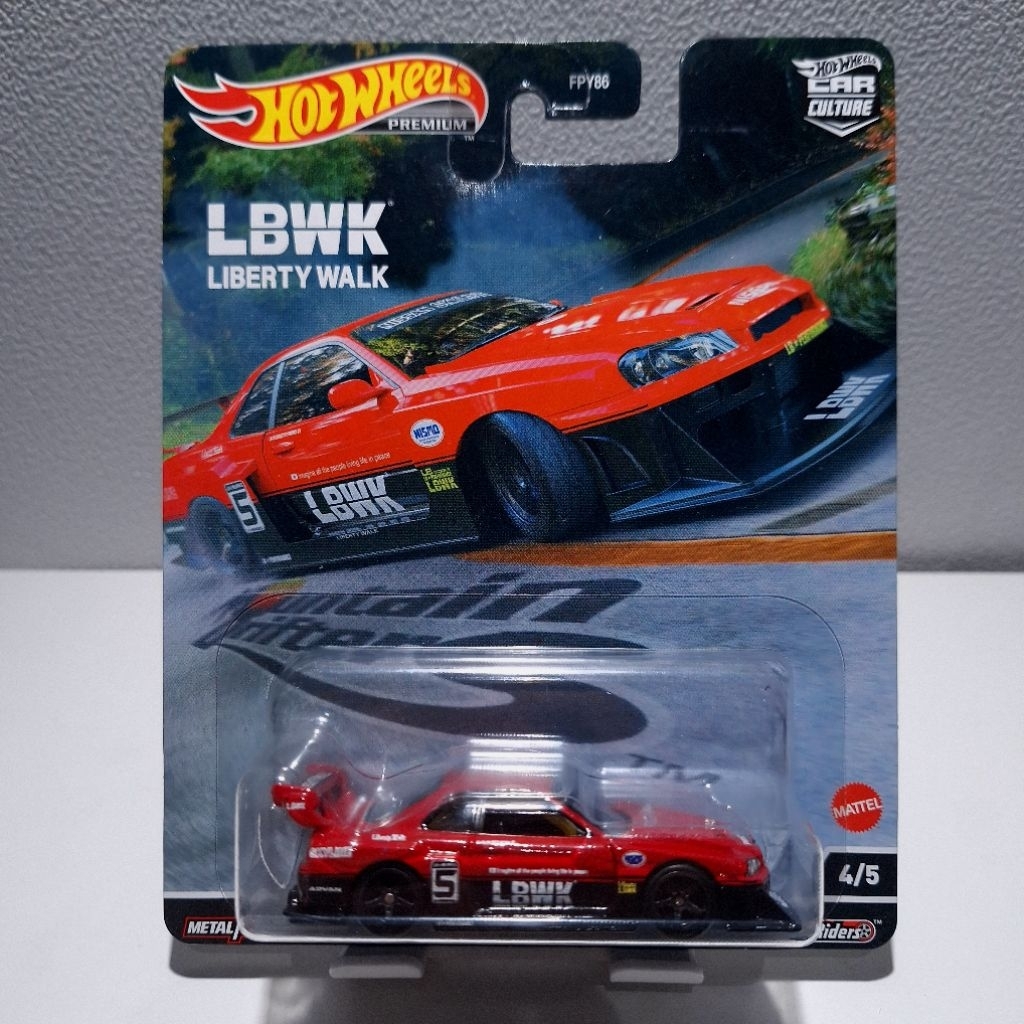 [Card Jepang] Hotwheels Premium Mountain Drifters LB-ER34 Super Silhouette Nissan Skyline