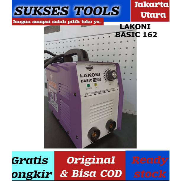 Mesin Las Lakoni Basic 162 IXS - Trafo Las Listrik 160 A