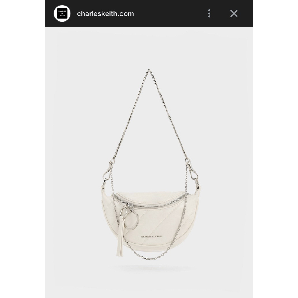 Tas charles and keith putih