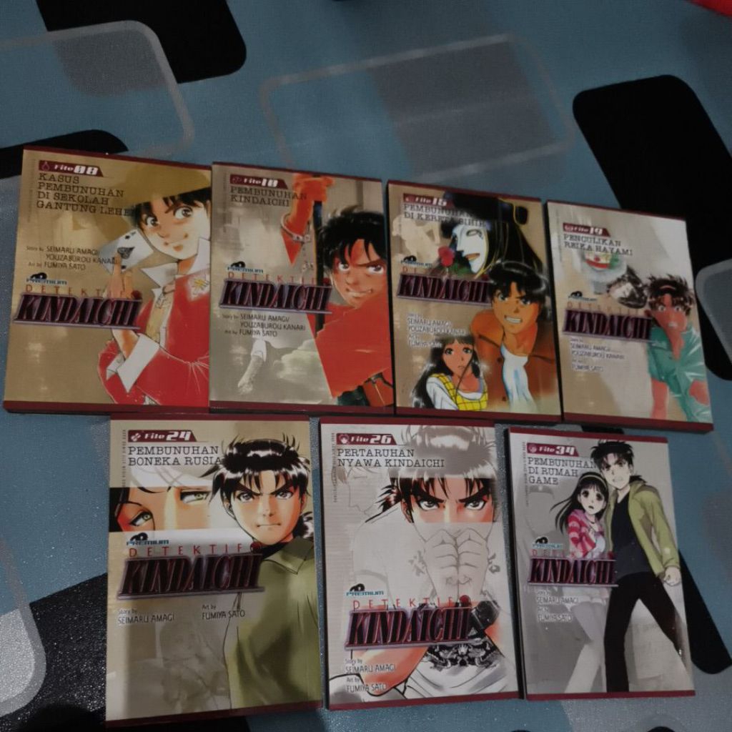 Komik preloved Kindaichi premium Cabutan File 08, 10, 15, 19, 24, 26, 34