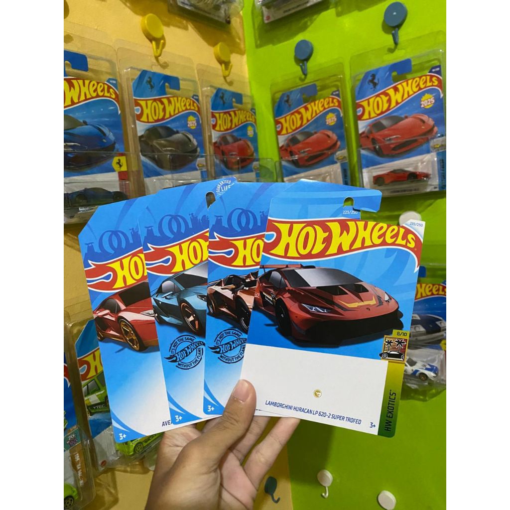 (Card Custom Only) Hot Wheels Super treasure hunt Lamborghini series