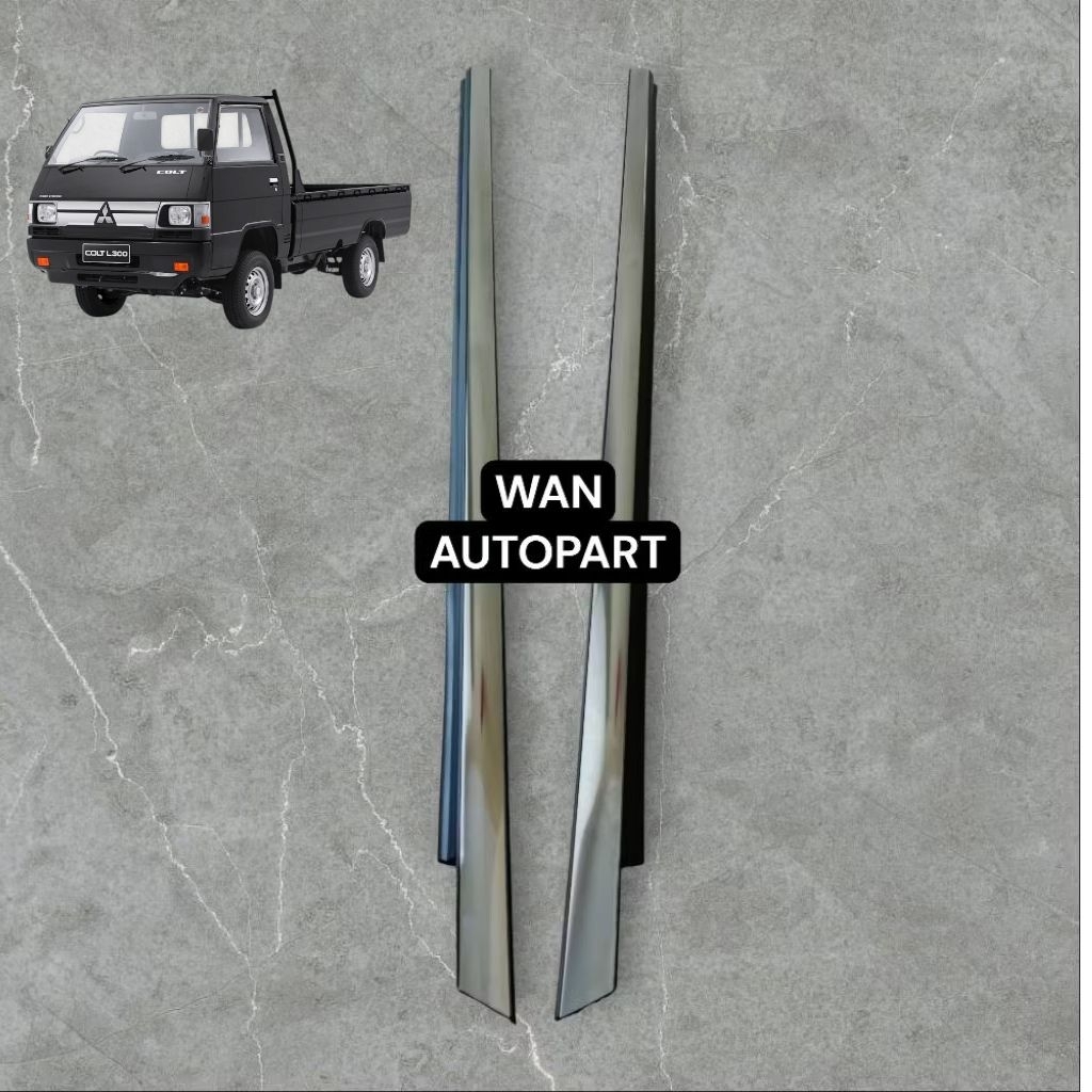 KARET PELIPIT KACA PINTU LUAR MOBIL L300 CROME