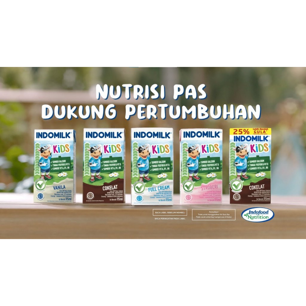 Susu Indomilk Uht Kids 1 karton 115ml indomilk susu UHT KIDS 115x40