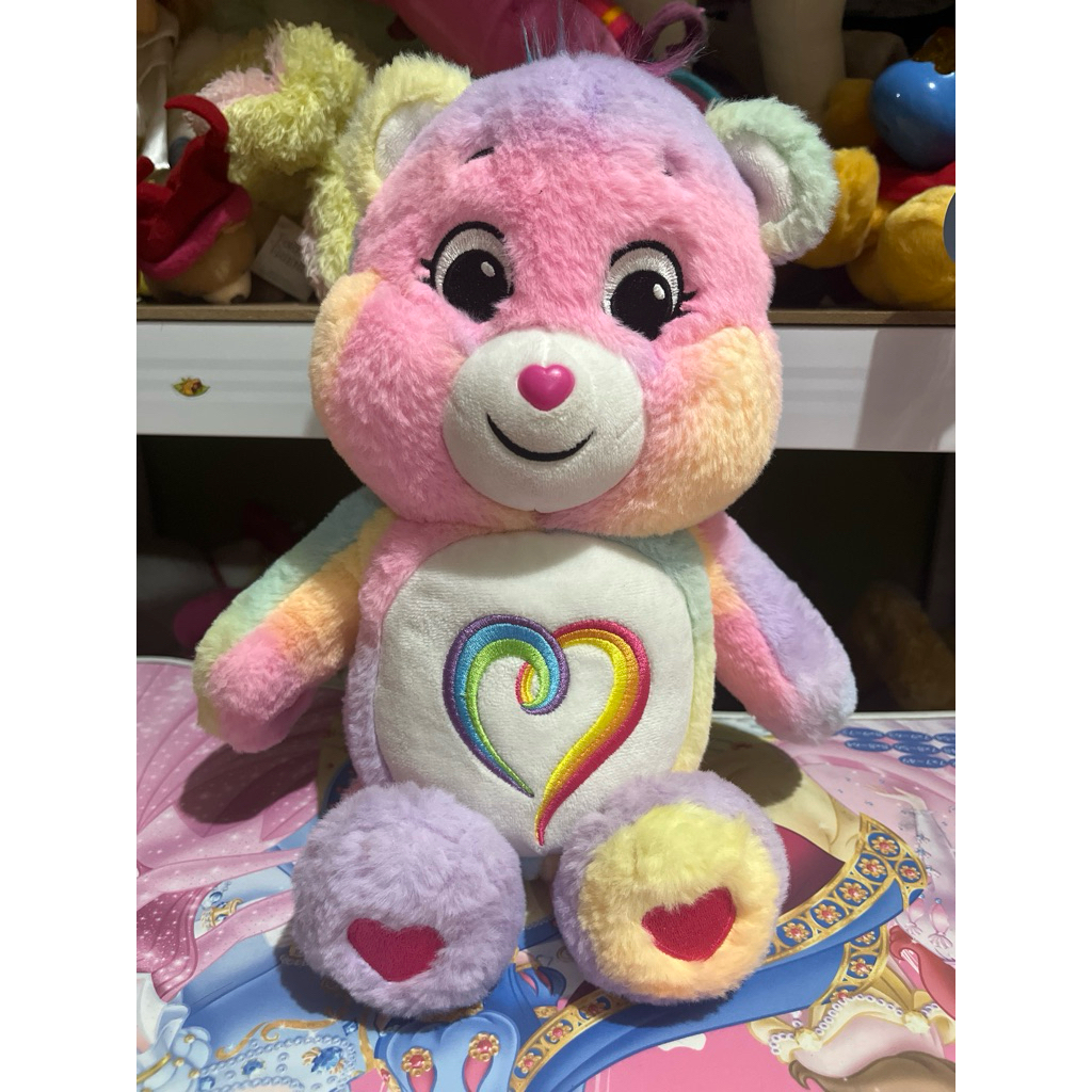 Boneka Care Bears Unlock the Magic Rainbow Colour
