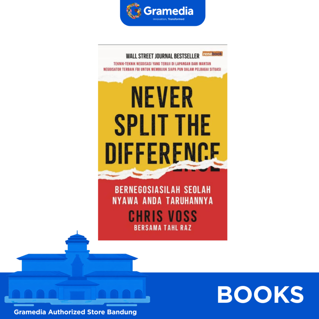 Gramedia Bandung - Never Split The Difference