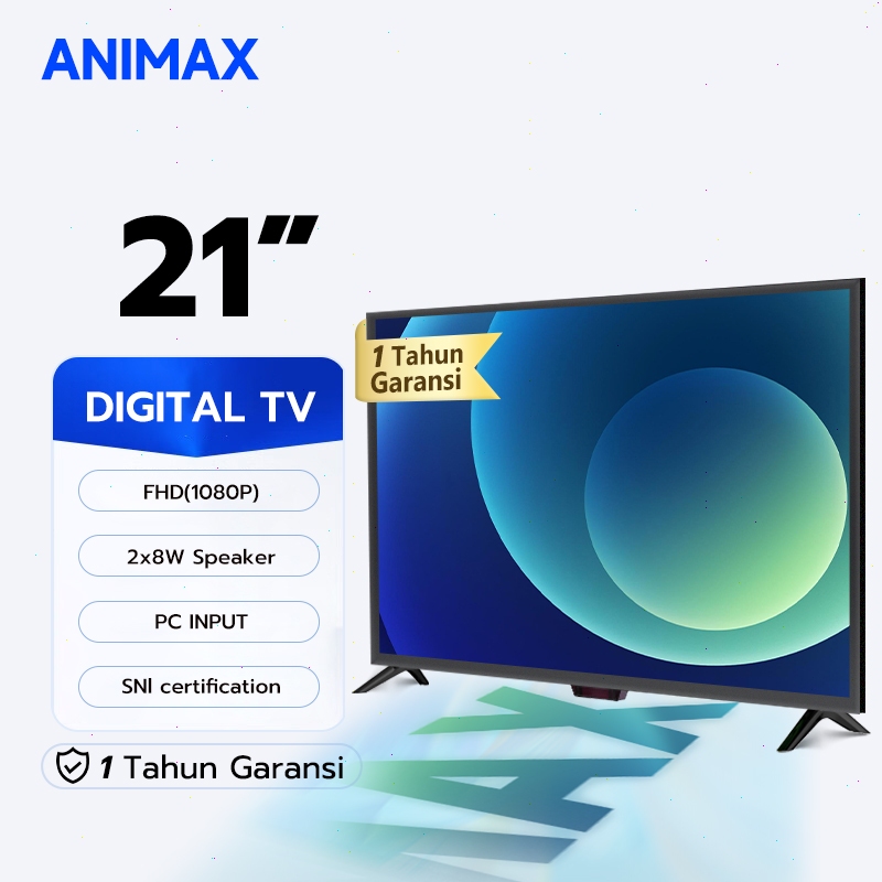 Animax TV LE Digital 24 inch Tei LED 21inch 22 inch 24inch 25 inch 27 inch Digital TV Garansi 1