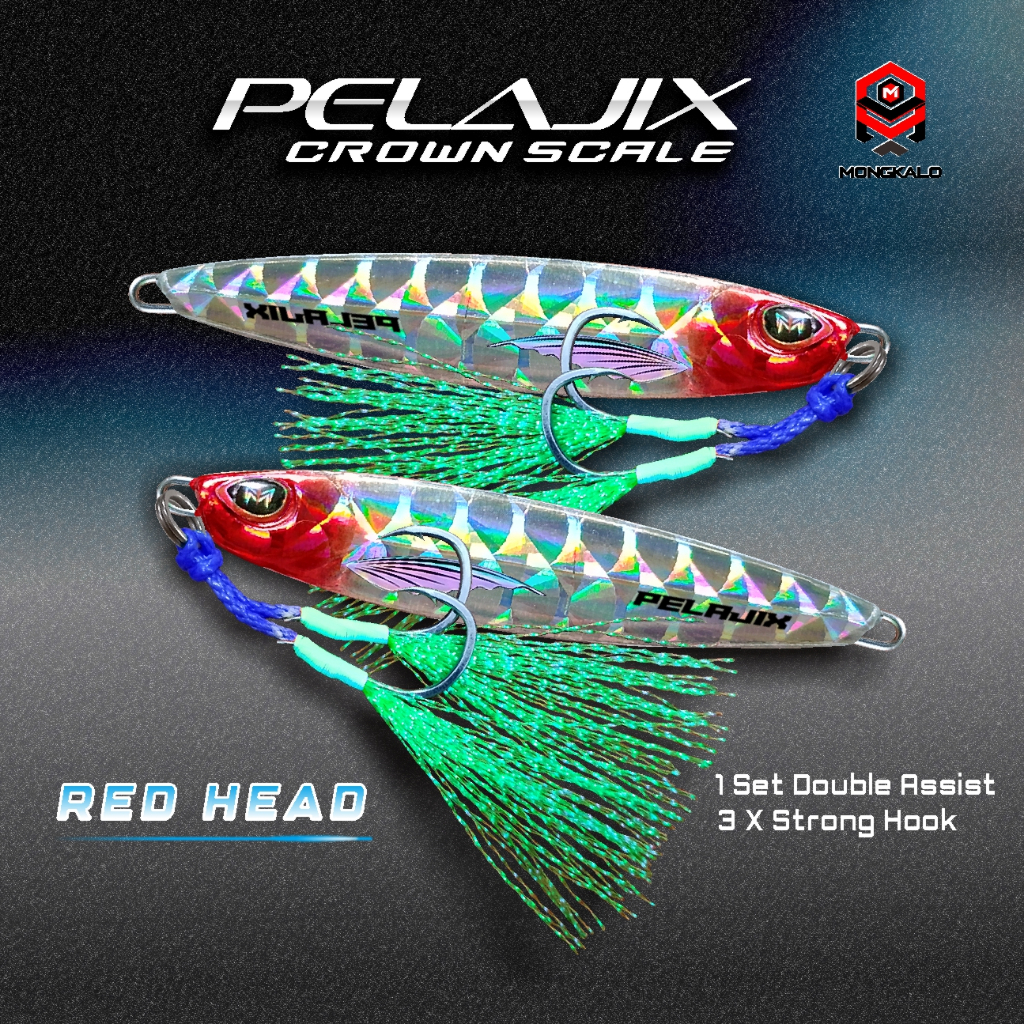 Mongkalo Pelajix Kipas noGID noMotif Candy 40 Red-Head