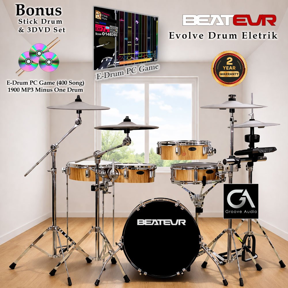 Drum Eletrik Beatevr Evolve / Beat Evr Evolve Electric Drum / ElectricDrum / Evolve DrumEletrik