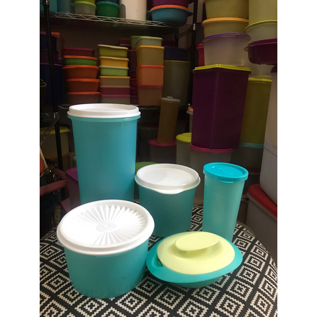 Tupperware 1 Set Wadah Toples Makanan Bahan Plastik Tahan Lama