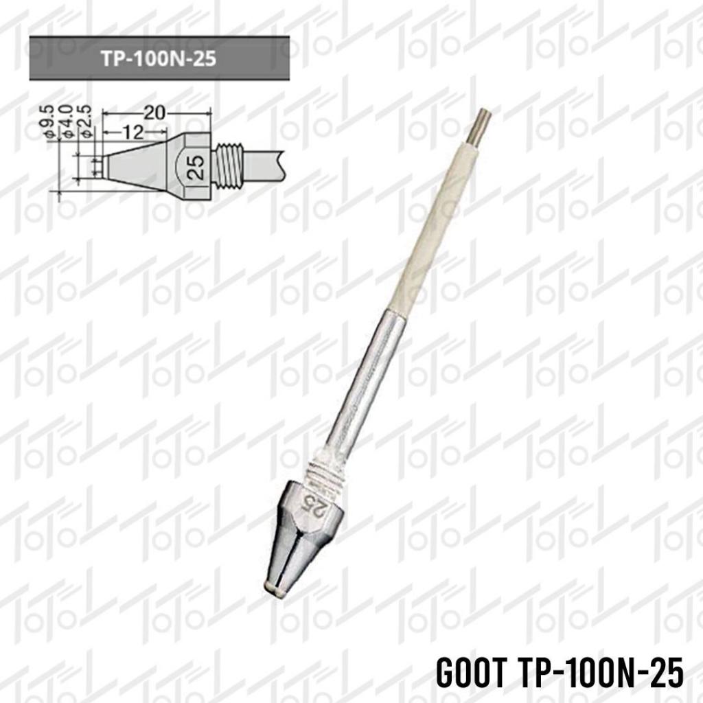 Goot TP-100N-25 Desoldering Tip TP100 / TP-100AS / TP-200 / TP-200AS