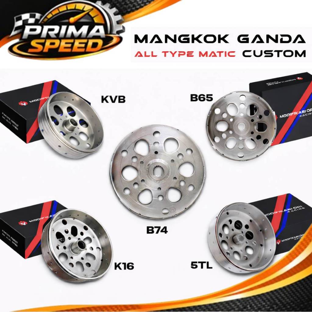Mangkok Kartel Custom Mangkok Kampas Ganda Racing BEAT FI ESP Mangkok Kampas Ganda CARTEL Beat Scoop