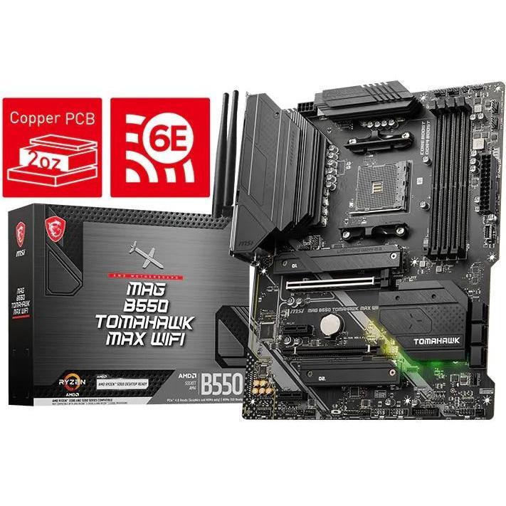 MSI MAG B550 TOMAHAWK MAX WIFI DDR4 AMD B550 AM4 MOTHERBOARD