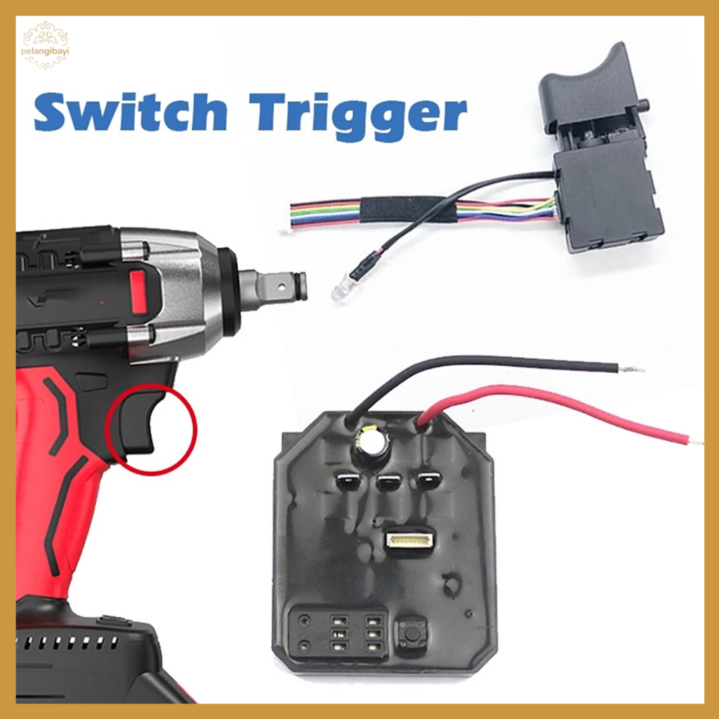 Saklar Modul Impact Wrench JLD Esc Speed Controller Impact Wrench Drill Brushless JLD Switch
