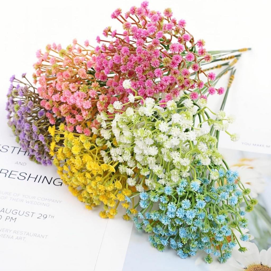Baby Breath Artificial Bunga Plastik Murah Gypsophila Pikok Hiasan Rumah Cafe Wedding Dekorasi